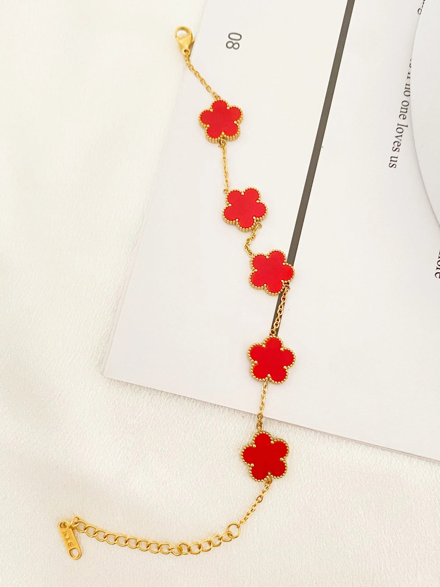 Bracelet Fleur Inspiration Van Cleef & Arpels