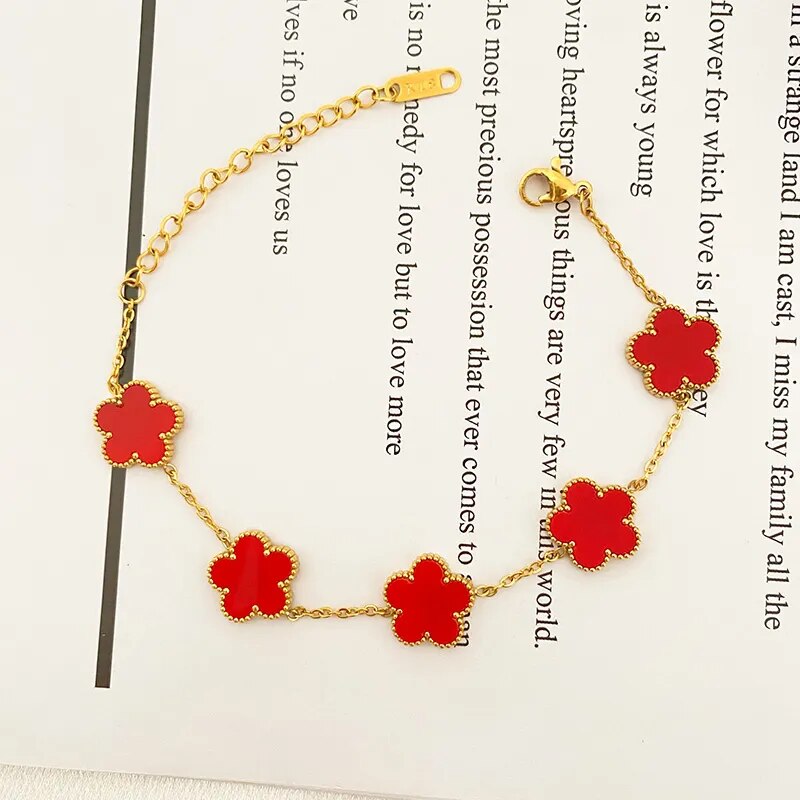 Bracelet Fleur Inspiration Van Cleef & Arpels